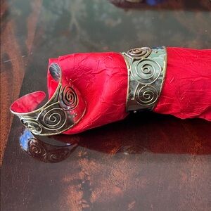 Handmade Cuff NWOT Copper Brass Silver